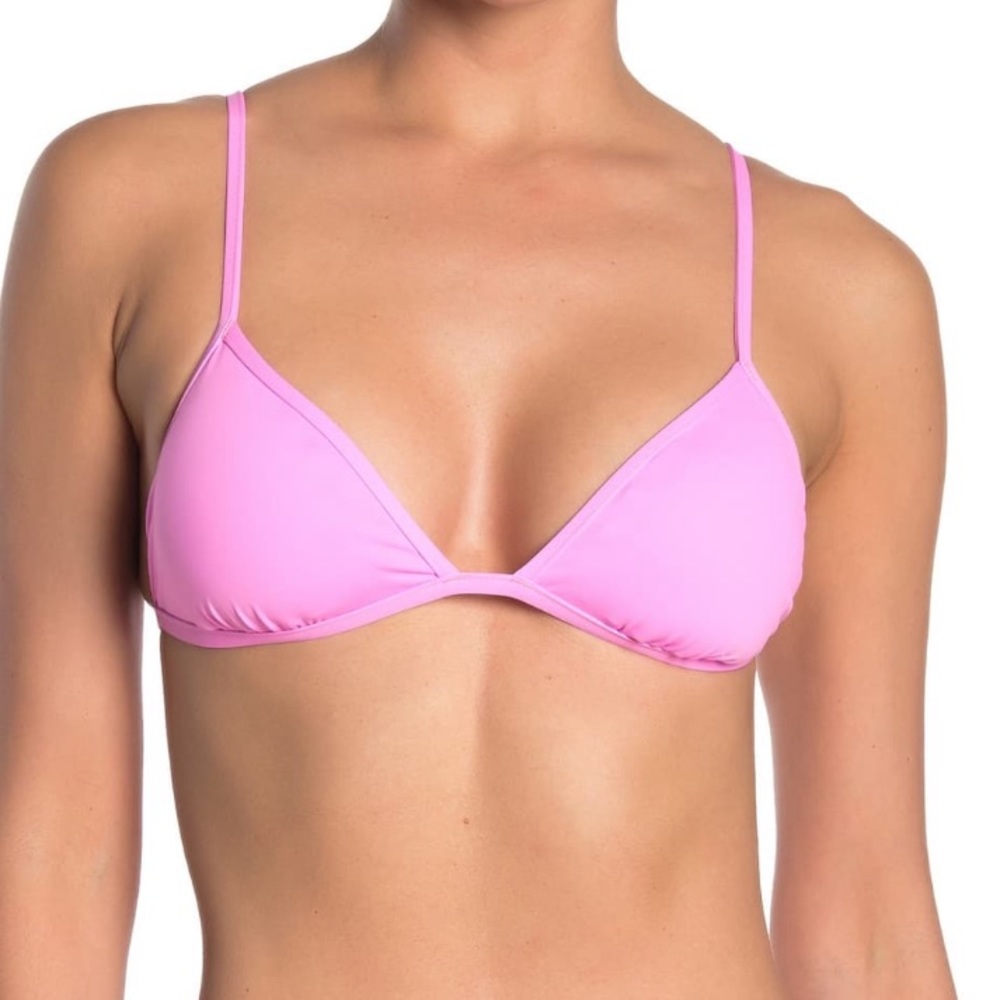 NWT Bikini Lab Solid Triangle Bikini Top